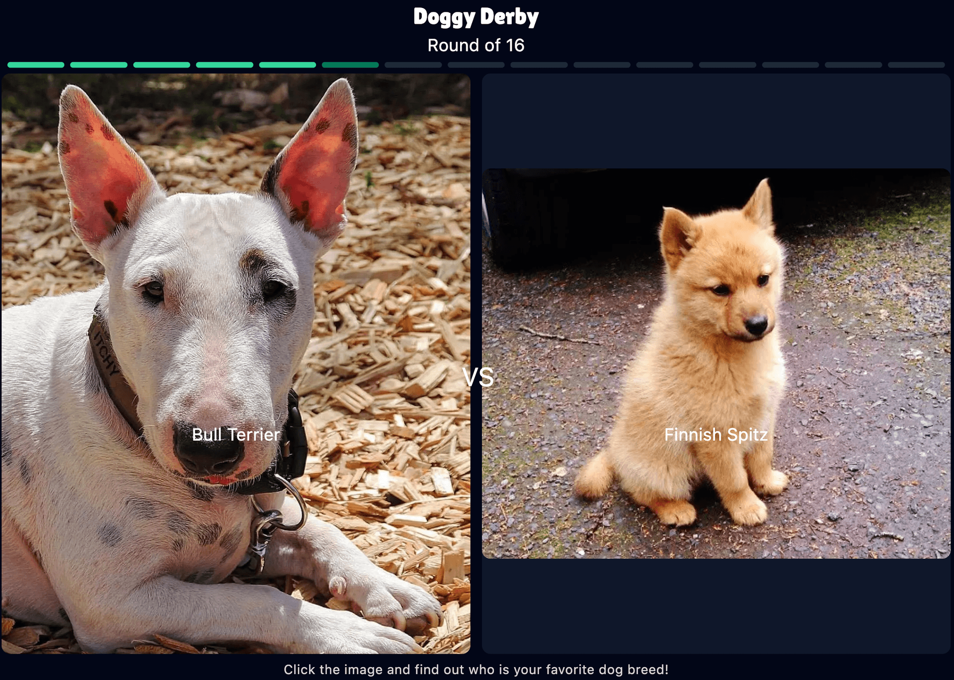 screenshot of Doggy Derby